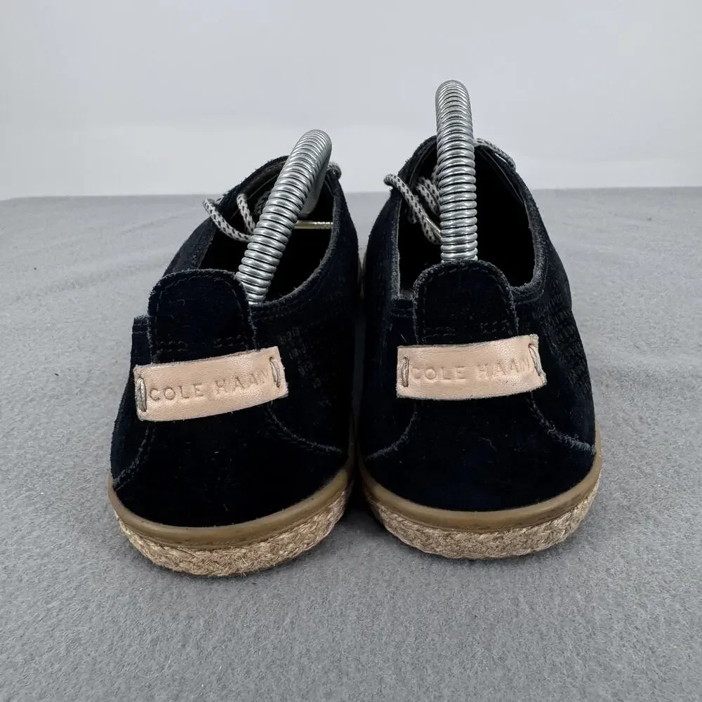 Cole Haan Pinch Maine Clam Oxfords Womens 10 Black Grand OS Espadrille Boat Shoe